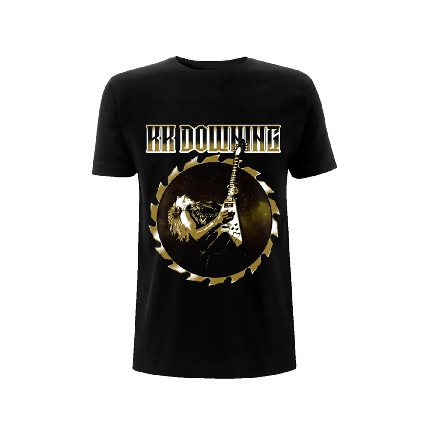 KK Downing - Flying V Saw - Black Tee