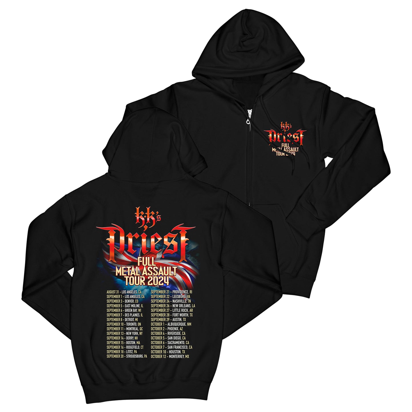 Full Metal Assault Fall 2024 Zip Up Hoodie